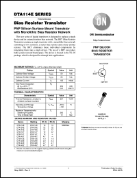 DTA114TRLRP Datasheet