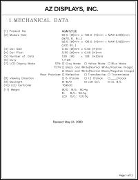 AGM1212E-FEBBW-T Datasheet