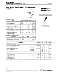 MPS6725RLRP Datasheet