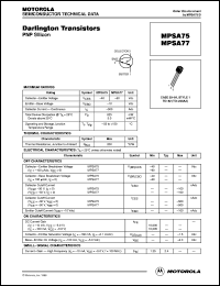 MPSA77RLRA Datasheet