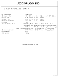 AGM1232F-FLYTS-T Datasheet