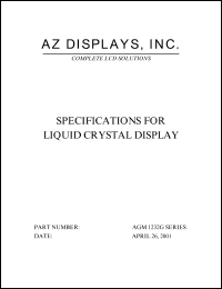 AGM1232G-FLFD-T Datasheet