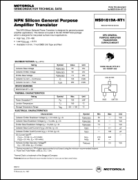 MSD6150 Datasheet