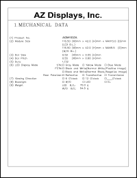 AGM1532A-MLYTS-T Datasheet