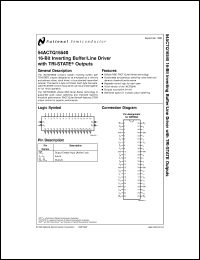 54ACTQ16540FMQB Datasheet