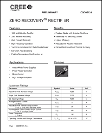 CSD05120A Datasheet