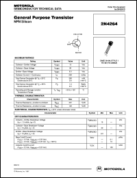 2N4264 Datasheet