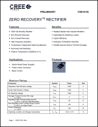 CSD10120D Datasheet