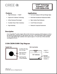 C430-CB290-E1000 Datasheet