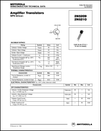 2N5210RLRA Datasheet