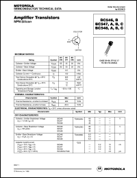 BC547A Datasheet