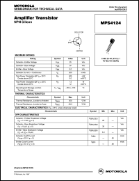 MPS4124RLRA Datasheet