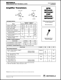 MPSA05 Datasheet