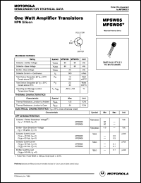 MPSW05 Datasheet