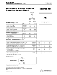 MSB709-RT1 Datasheet