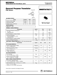 MMBTA70LT1 Datasheet