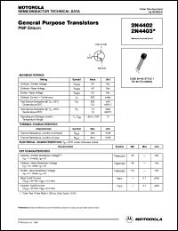 2N4403 Datasheet