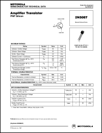 2N5087 Datasheet