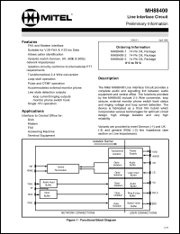 MH88400-3 Datasheet