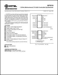 SP5510 Datasheet