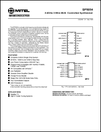 SP5054SKGMPAS Datasheet