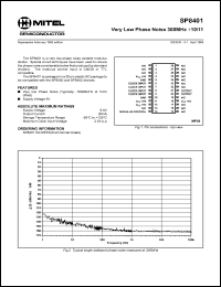 SP8401 Datasheet