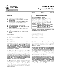 PDSP16256B0 Datasheet