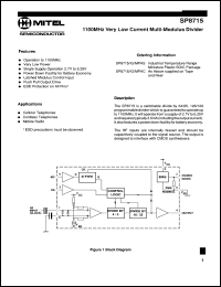 SP8715 Datasheet