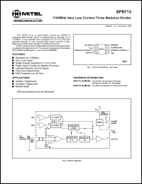 SP8713 Datasheet