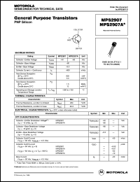MPS2907ARLRA Datasheet