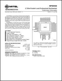 SP8854EIGHCAR Datasheet