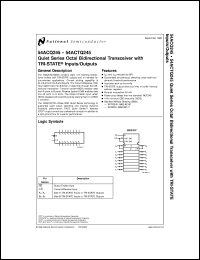 54ACTQ245W-QMLV Datasheet