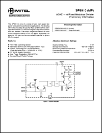 SP8910 Datasheet
