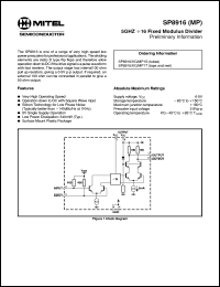 SP8916 Datasheet