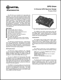 GPSORION Datasheet