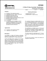 SP5669 Datasheet
