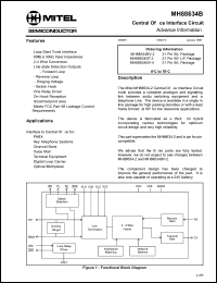 MT88634BV-4 Datasheet