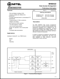MH88422S-3 Datasheet