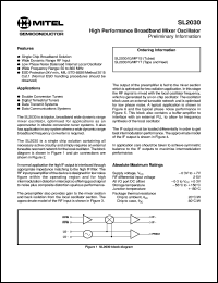 SL2030 Datasheet