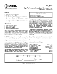 SL2035 Datasheet