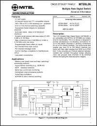 MT89L86AP Datasheet