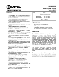 MT90863AL1 Datasheet