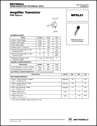 MPSL51RLRA Datasheet