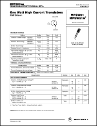 MPSW51 Datasheet