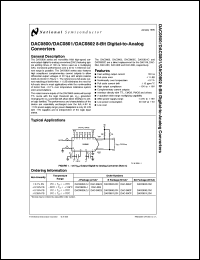 DAC0802LCMX Datasheet