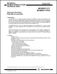 MC68L11F1CFN3 Datasheet