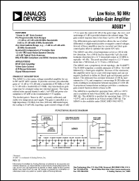 AD603SQ/883B Datasheet