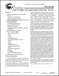 PALC22V10D-10PI Datasheet