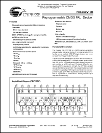 PALC22V10B-15JC Datasheet