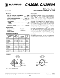 CA3080AM96 Datasheet
